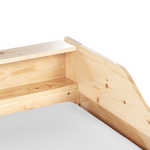 Ausziehbett Kiefernholz EDERN 90 x 200 cm Hellbraun