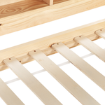 Ausziehbett Kiefernholz EDERN 90 x 200 cm Hellbraun