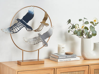 Dekofigur Vogel SAMARIUM Metall Gold