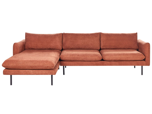 4-Sitzer Ecksofa goldbraun rechtsseitig VINTERBRO