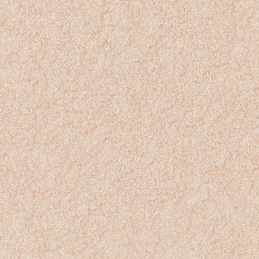 Ausziehbett Bouclé EYBURIE 90 x 200 cm Pfirsichrosa