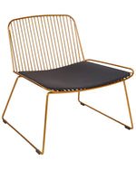 Esszimmerstuhl SNORUM Metall Gold