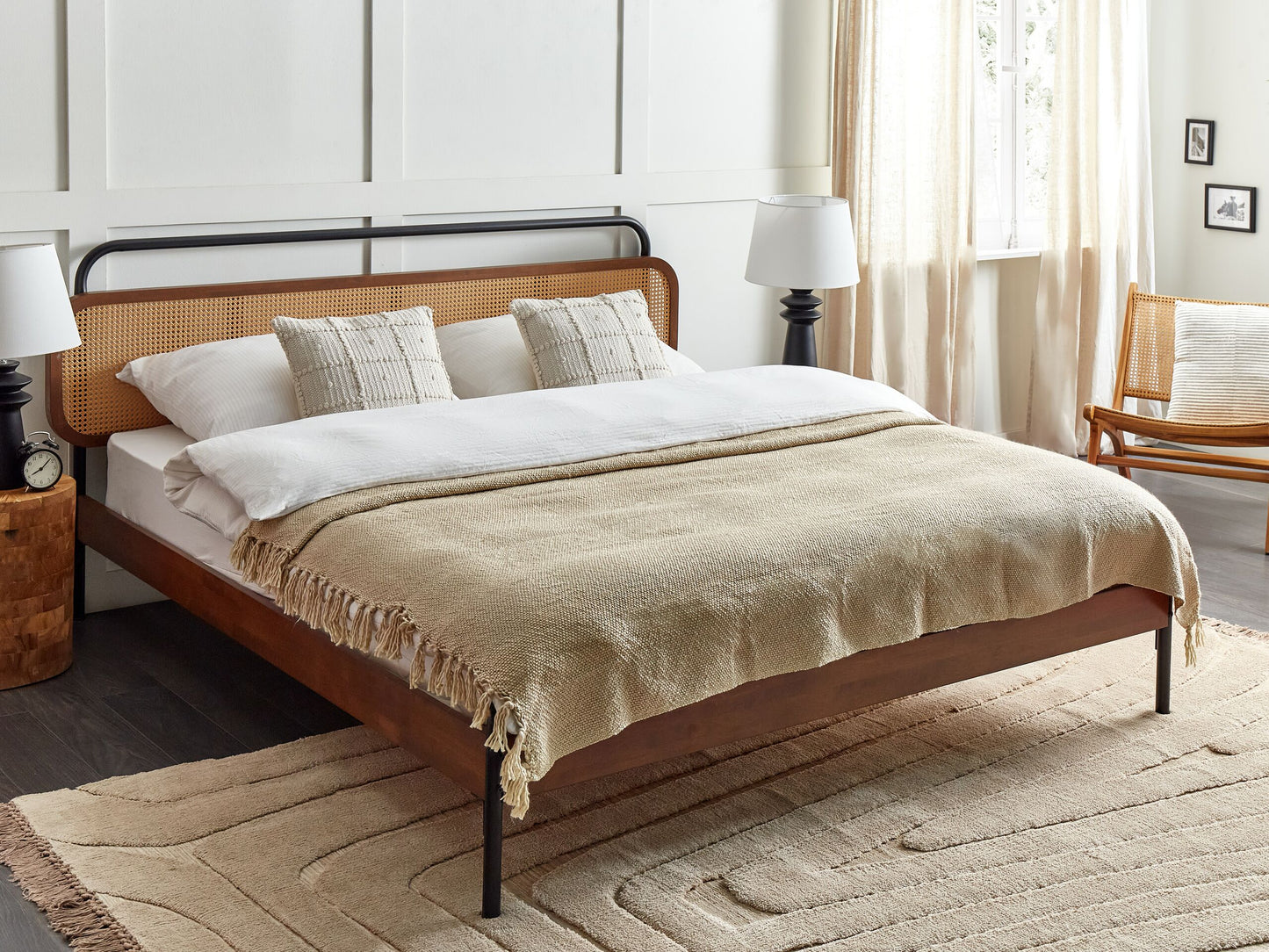 Kuscheldecke CHAOHANI Stoff 150 x 200 cm Beige