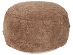 Pouf Baumwolle braun rund ⌀ 50 cm KANDHKOT