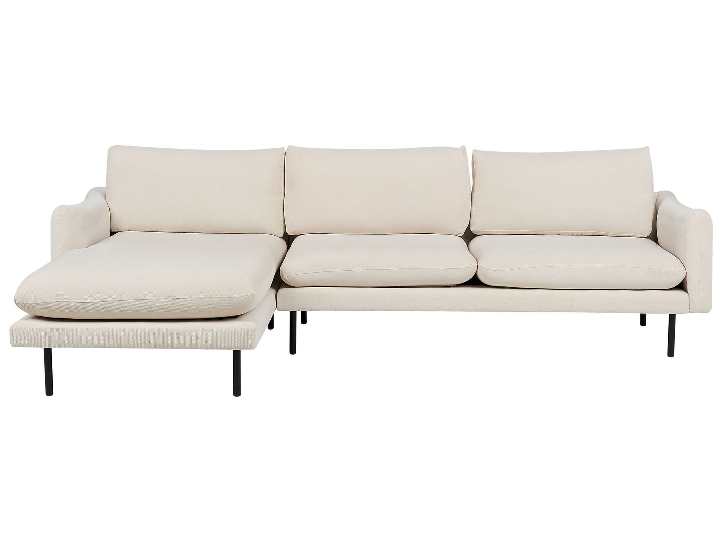 4-Sitzer Ecksofa hellbeige rechtsseitig VINTERBRO