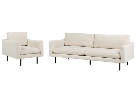 Sofa Set hellbeige 4-Sitzer VINTERBRO
