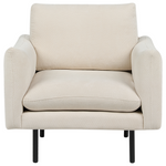 Sofa Set hellbeige 4-Sitzer mit Ottomane VINTERBRO