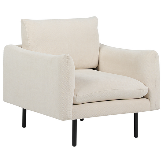 Sofa Set hellbeige 4-Sitzer mit Ottomane VINTERBRO