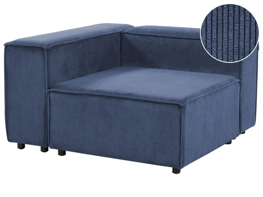 Ecksessel Cord dunkelblau APRICA