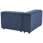 Ecksessel Cord dunkelblau APRICA