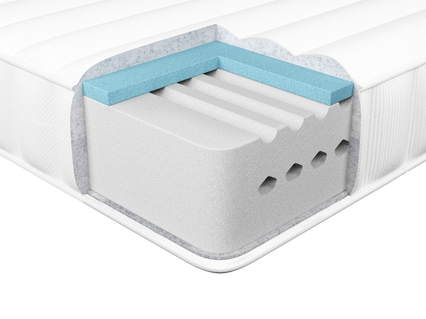 Gel-Memory-Schaummatratze HAPPINESS mittel 160 x 200 cm