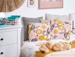 Dekokissen 2er Set KANDIARO Baumwolle 45 x 45 cm Bunt Blumenmuster