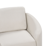 3-Sitzer Sofa hellbeige / gold TROSA
