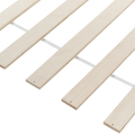 Kinder-Hausbett Kiefernholz weiss Lattenrost 90 x 200 cm ORLU