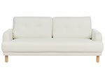 3-Sitzer Sofa Stoff cremeweiss TUVE