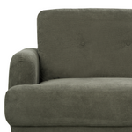 2-Sitzer Sofa Cord dunkelgrün TUVE