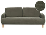 3-Sitzer Sofa Cord dunkelgrün TUVE