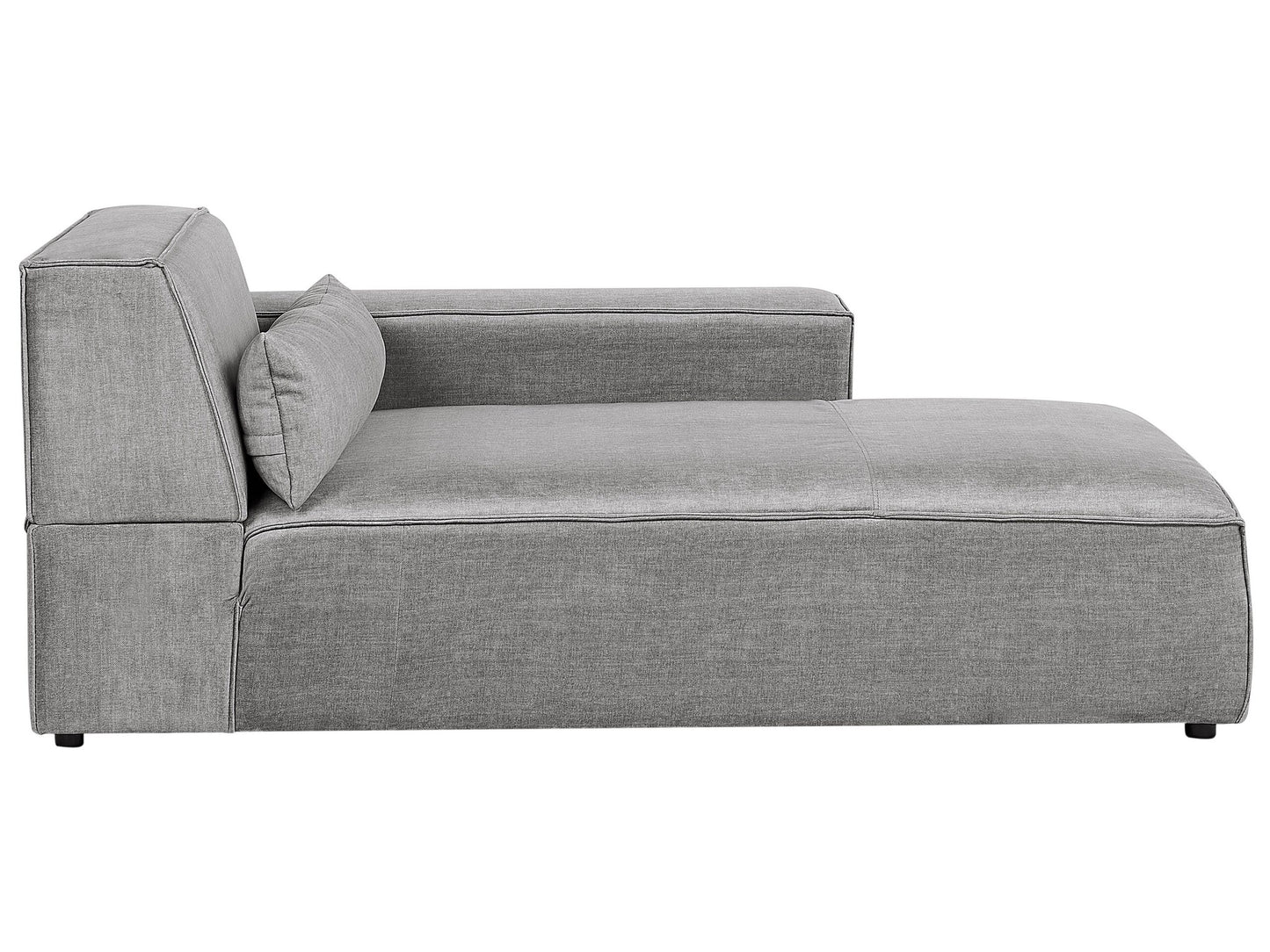 Chaiselongue grau linksseitig HELLNAR