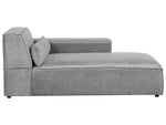 Chaiselongue grau linksseitig HELLNAR