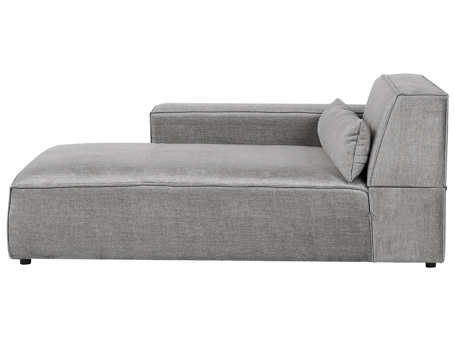 Chaiselongue grau rechtsseitig HELLNAR