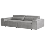 2-Sitzer Sofa grau HELLNAR