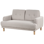 2-Sitzer Sofa Stoff taupe TUVE