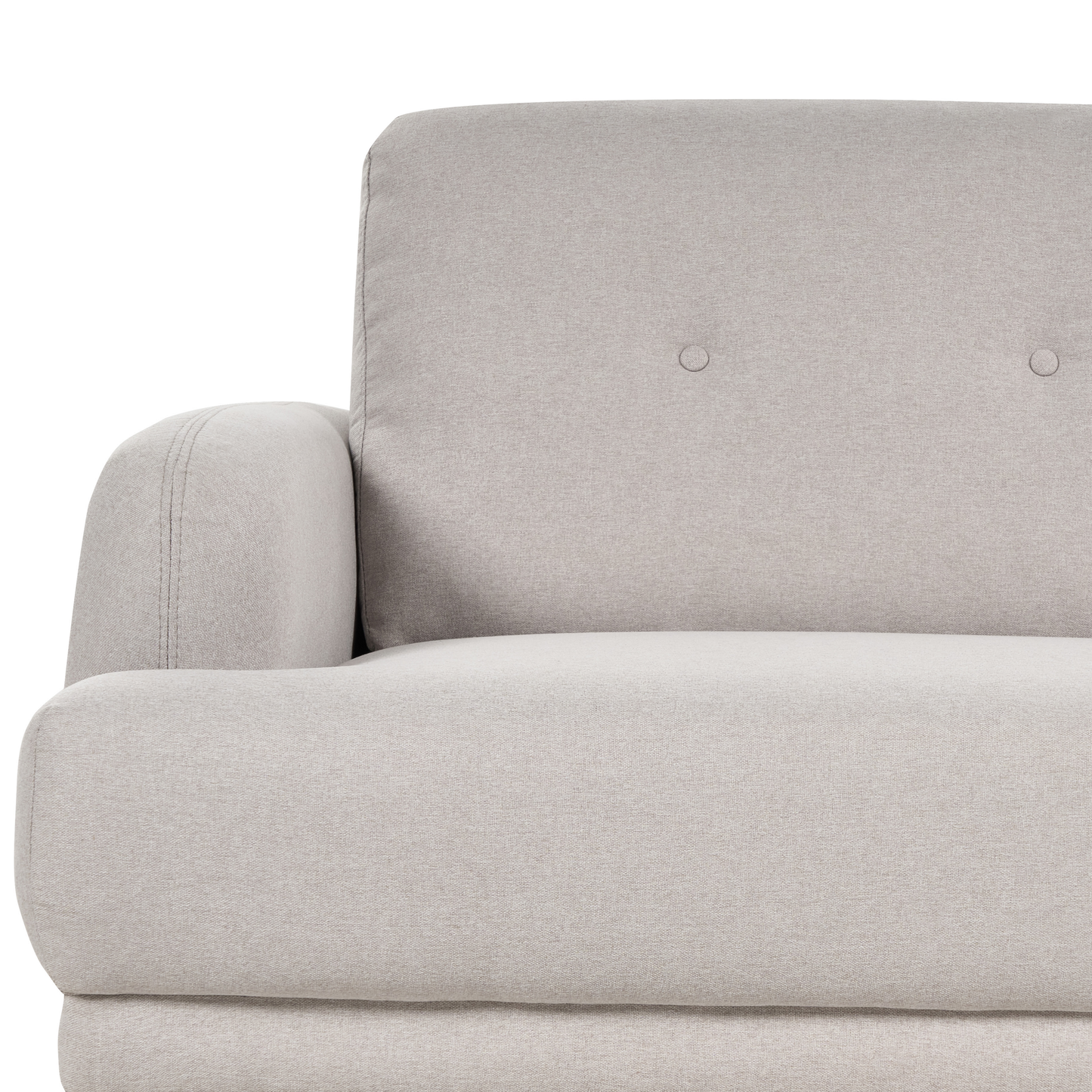 2-Sitzer Sofa Stoff taupe TUVE