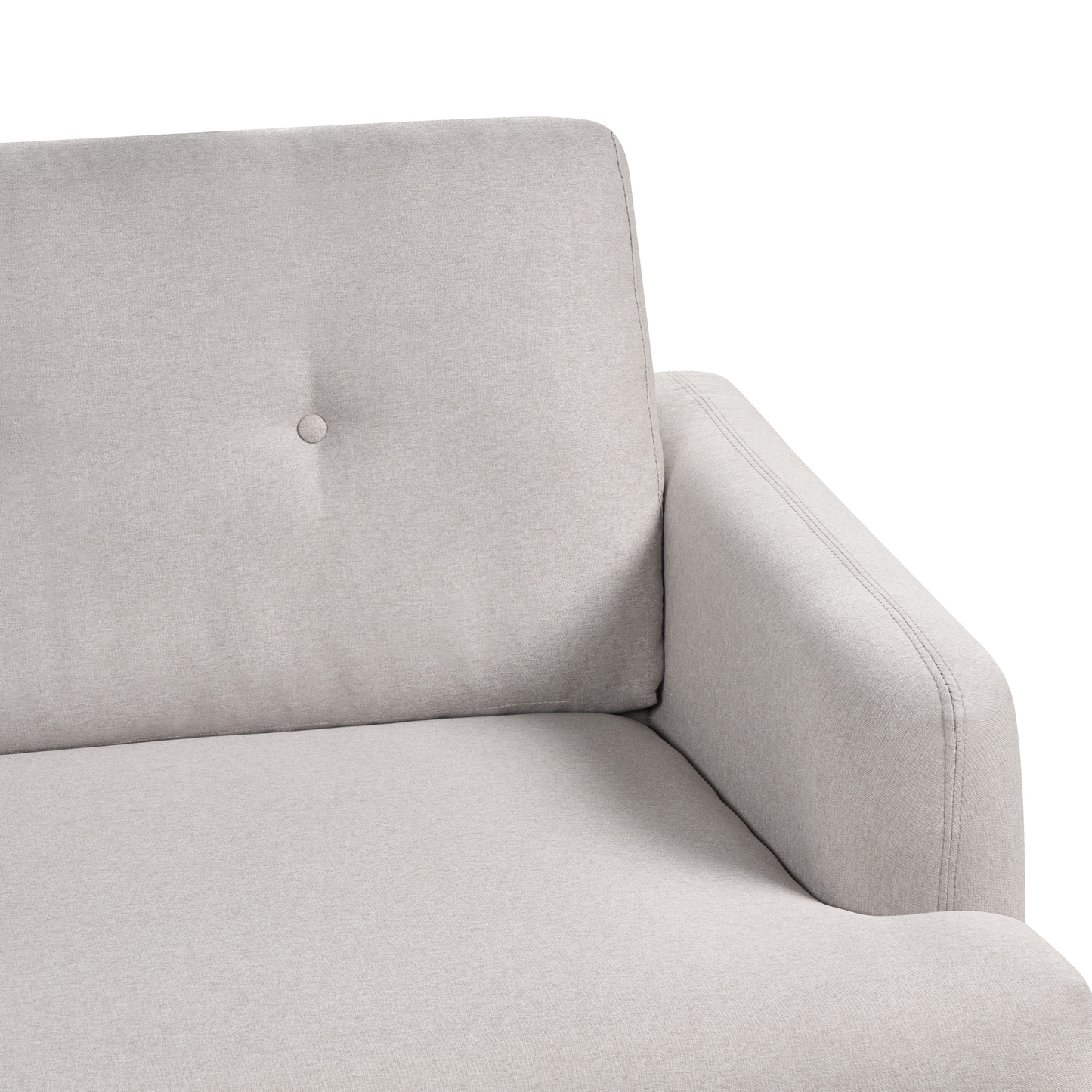 2-Sitzer Sofa Stoff taupe TUVE