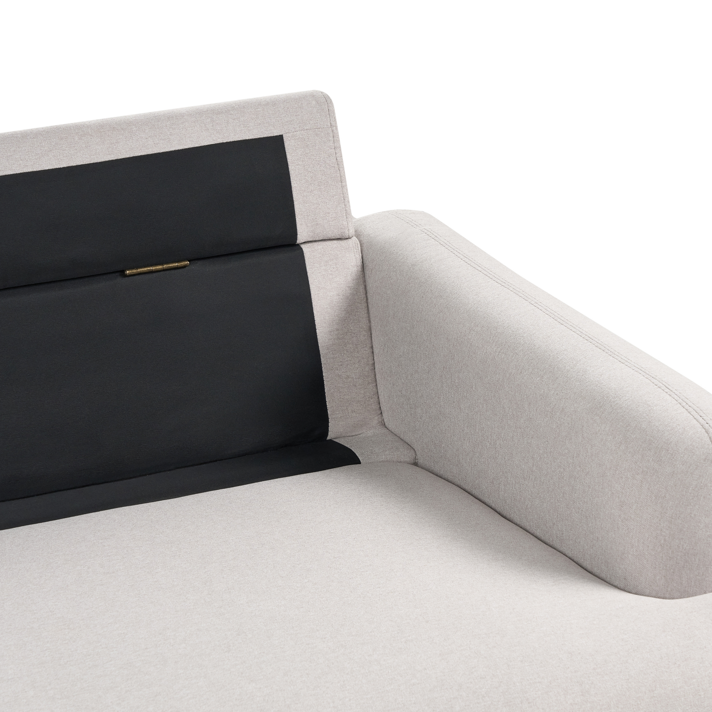 2-Sitzer Sofa Stoff taupe TUVE