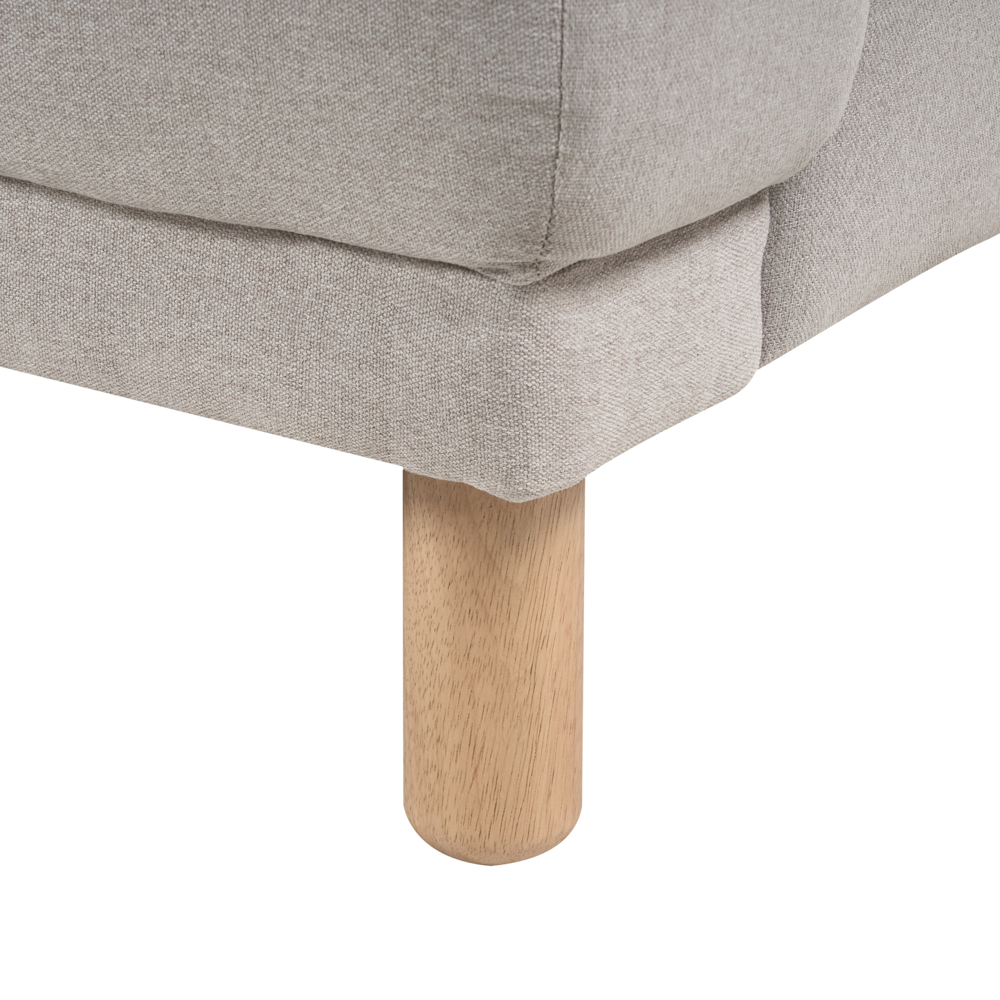 2-Sitzer Sofa Stoff taupe TUVE