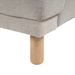 2-Sitzer Sofa Stoff taupe TUVE