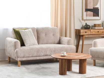 2-Sitzer Sofa Bouclé beige TUVE