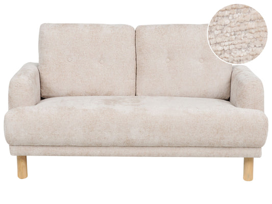 2-Sitzer Sofa Bouclé beige TUVE