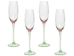 Champagnerflöten im 4er Set DIOPSIDE 200 ml Rosa