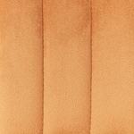 Set mit 2 Barstühlen SANILAC Samtstoff Orange