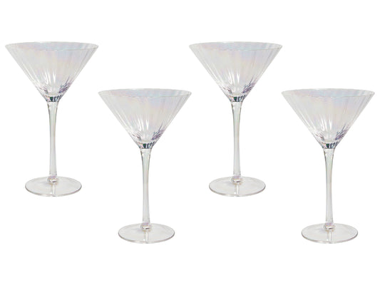 Martini Gläser im 4er Set MORGANITE 220 ml Transparent