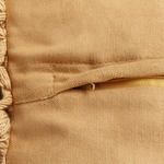 Dekokissen 2er Set OLEARIA Baumwolle 45 x 45 cm Sandbeige Ohne Muster