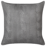 Dekokissen 2er Set CONSTYLIS Baumwolle 45 x 45 cm Dunkelgrau Ohne Muster