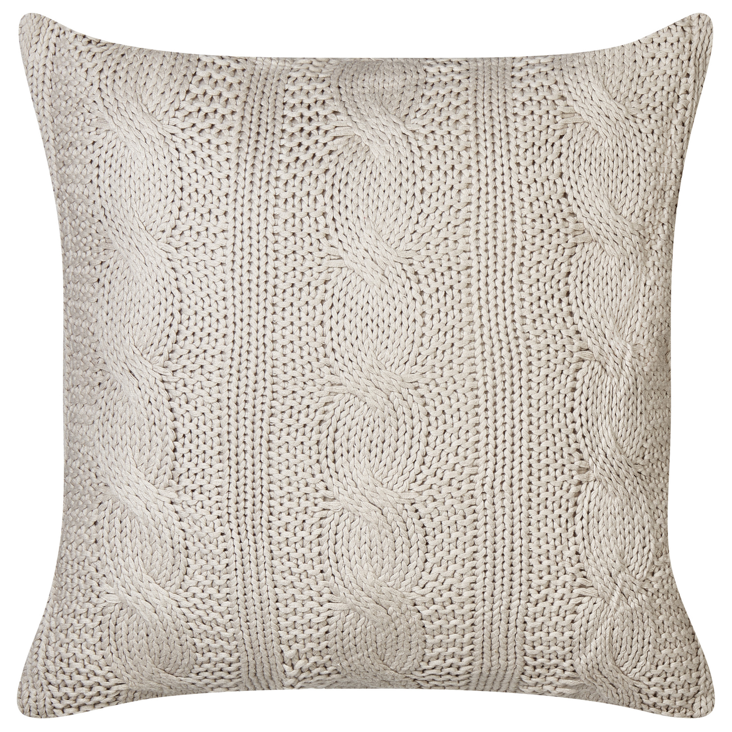 Dekokissen 2er Set CONSTYLIS Baumwolle 45 x 45 cm Taupe Ohne Muster