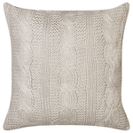 Dekokissen 2er Set CONSTYLIS Baumwolle 45 x 45 cm Taupe Ohne Muster