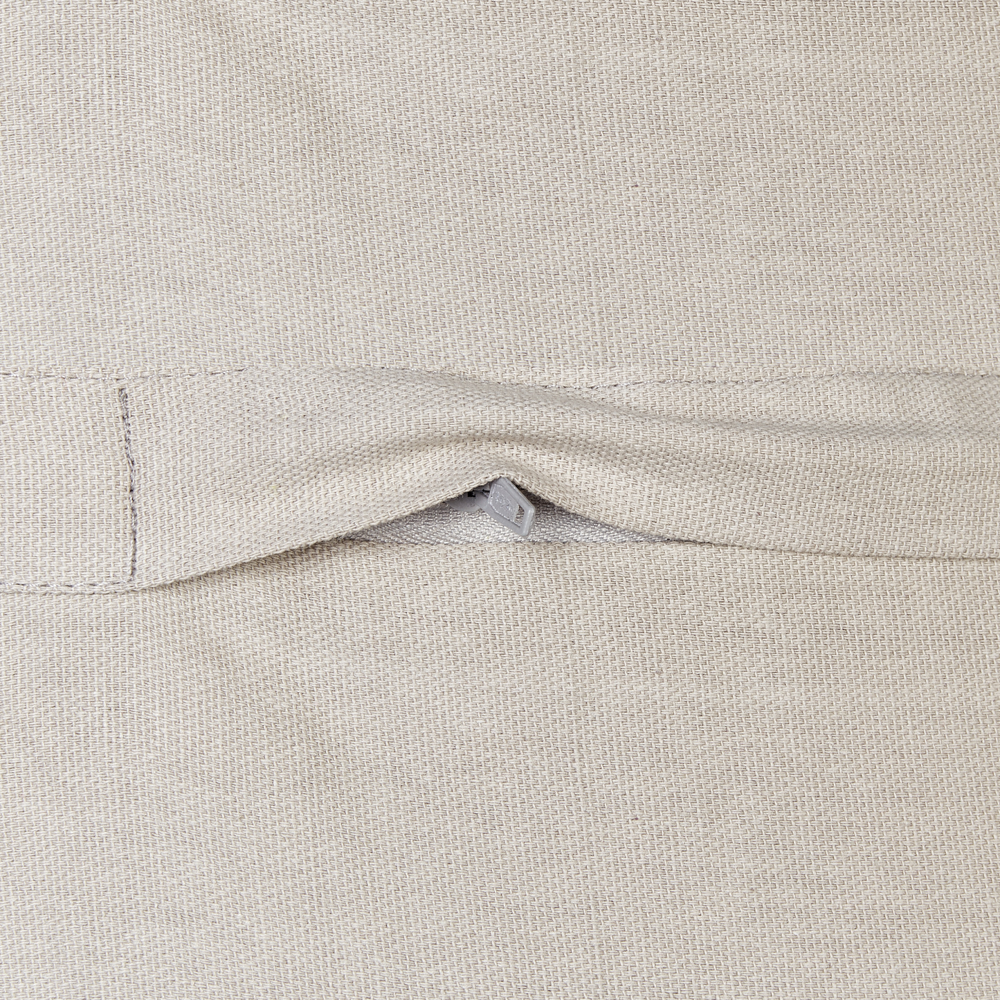 Dekokissen 2er Set CONSTYLIS Baumwolle 45 x 45 cm Taupe Ohne Muster