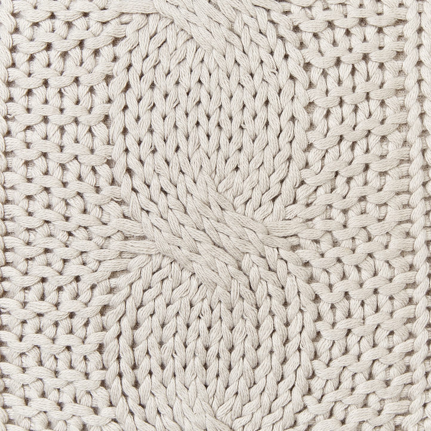 Dekokissen 2er Set CONSTYLIS Baumwolle 45 x 45 cm Taupe Ohne Muster