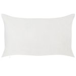 Dekokissen 2er Set ZALEYA Baumwolle 30 x 50 cm Weiss Blumenmuster