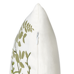 Dekokissen 2er Set ZALEYA Baumwolle 30 x 50 cm Weiss Blumenmuster