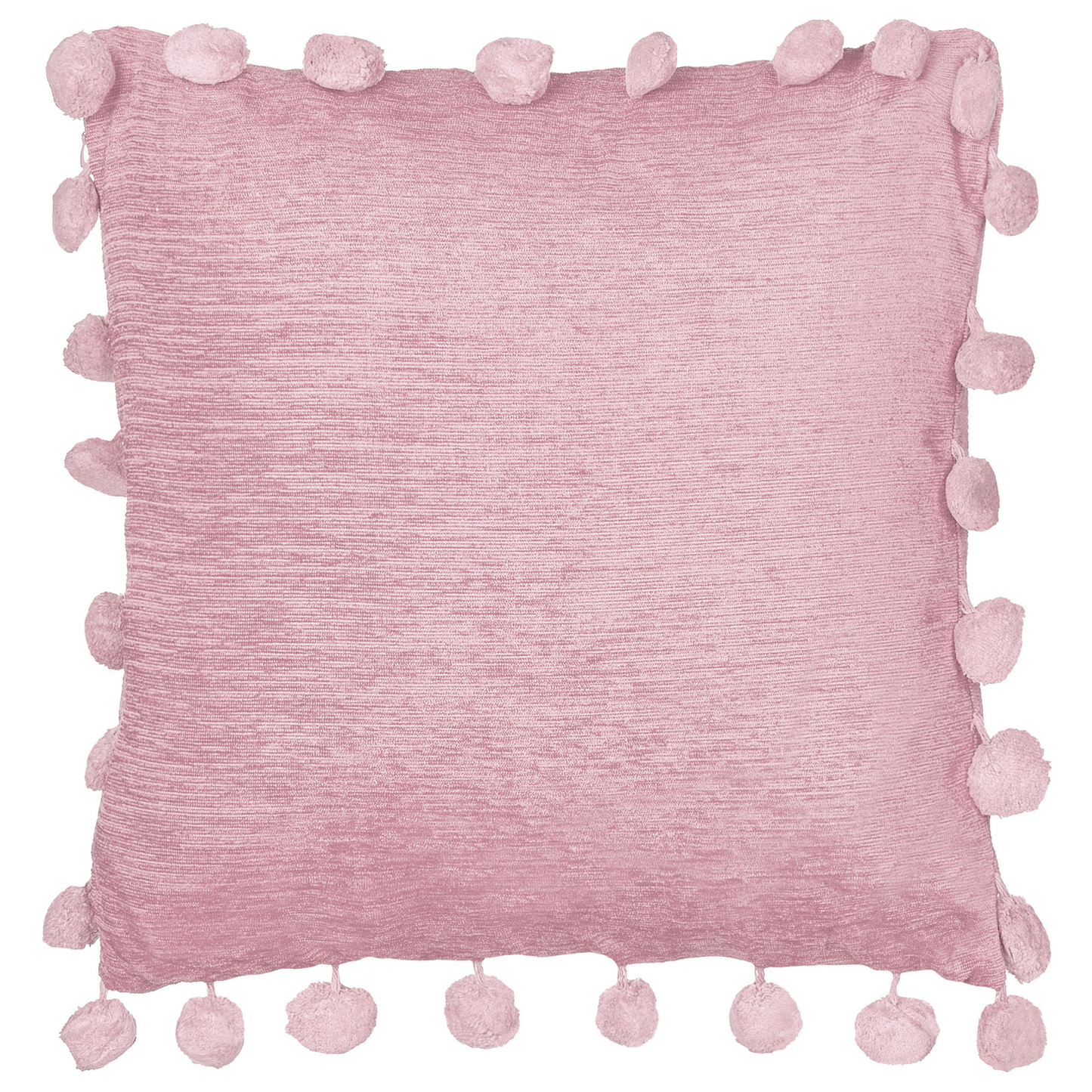 Dekokissen 2er Set JASMINE 45 x 45 cm Rosa Ohne Muster