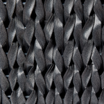 Set mit 2 Blumentöpfen BERBERIS PE Rattan 34/45 cm Schwarz