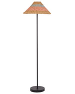 Stehlampe KYOGA Geflecht Beige