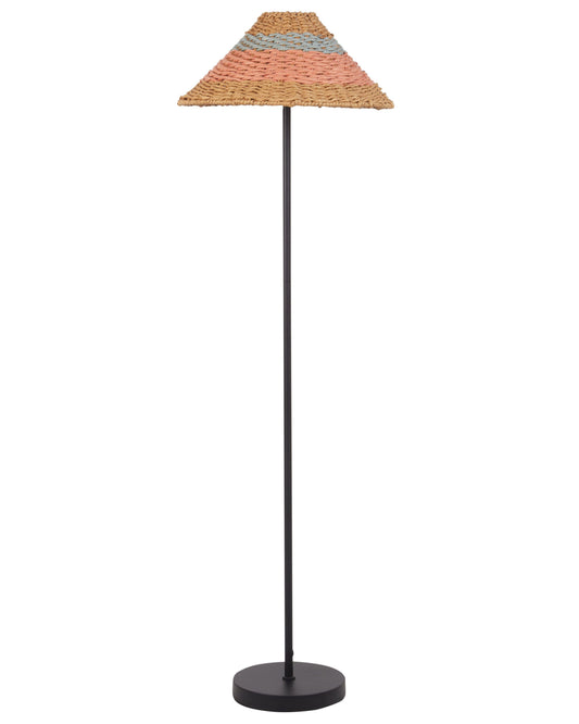 Stehlampe KYOGA Geflecht Beige