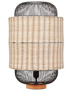Tischleuchte TANGANYIKA Rattan Naturfarben