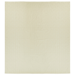 Tagesdecke MARAKA Baumwolle 200 x 220 cm Hellbeige